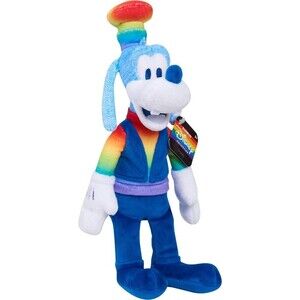 Disney Goofy Rainbow Collection Plush Toy Pride New